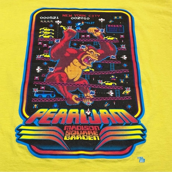 Pearl Jam rare 2010 Madison square garden Hanes authentic concert tee Ames bros - Picture 13 of 15